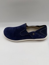 Spenco Siesta Slip-On Suede Orthotic Shoes,Patriot Blue, Women's 6, EU 36, NIB