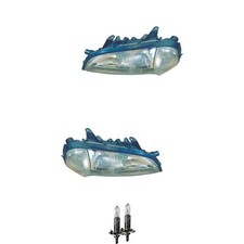 Halogen Scheinwerfer HauptScheinwerfer Set H1 für Opel Tigra inklusive Lampen