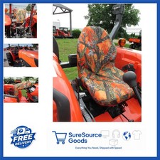 Exact Fit Endura Seat Cover for Kubota Tractors Zero Turn Mowers Orange Camo