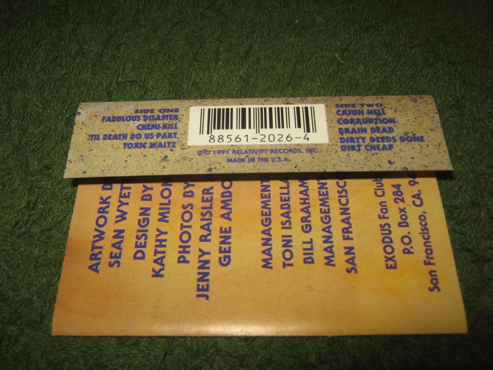 Exodus - Good Friendly Violent Fun (cassette) - Image 3 of 4