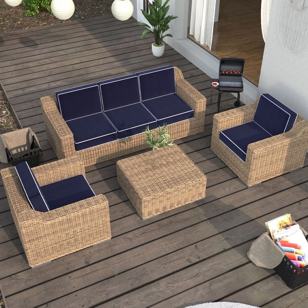 Outdoor Deep Seat Cushion Set 24 in x 24 in Weather-Proof Rain-Proof
Opens in a new window or tab