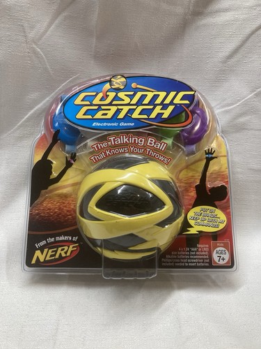NERF Cosmic Catch sprechender Ball elektronisches Spiel gelb Hasbro 42790 neu versiegelt  - Bild 1 von 5