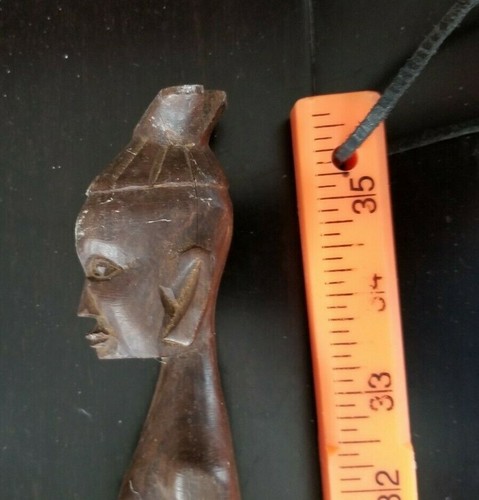 Vintage Hand Carved African Walking Stick, 36"