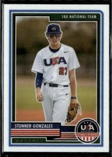 2023 Panini USA Baseball Stars & Stripes #8 Stunner Gonzales