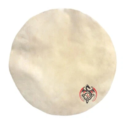 Goat Skin Drum Head Skin Banjo Snare Drums Djembe Native Frame Irish Bodhran 18"