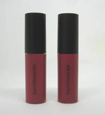 Lot (2) bareMinerals Mineralist Lasting Matte Liquid Lipstick Spirited mini