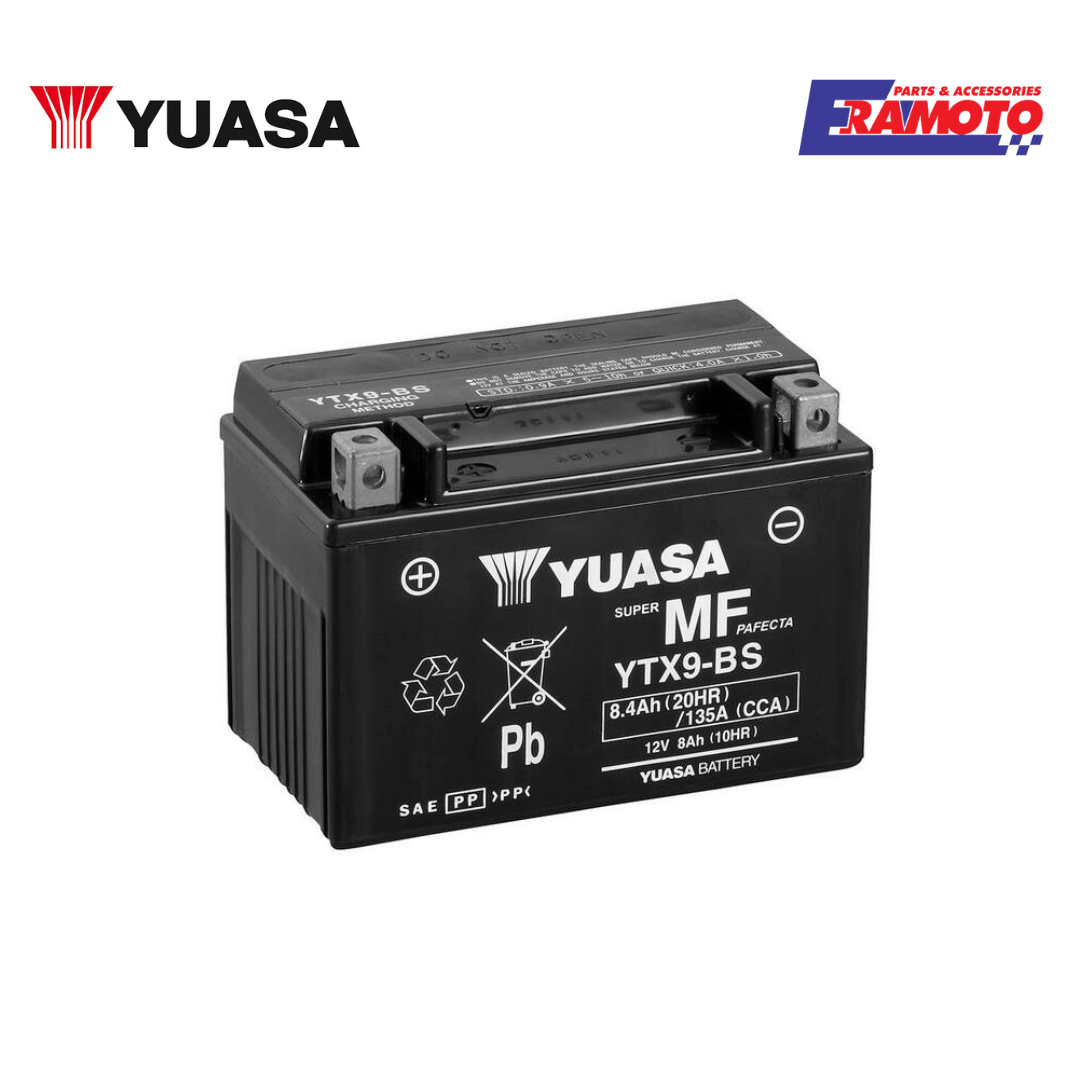 c r yba b y1 Yuasa Ytx9-Bs Activated Battery For KAWASAKI ZX7RR ZX9R ZXR ZZR 91