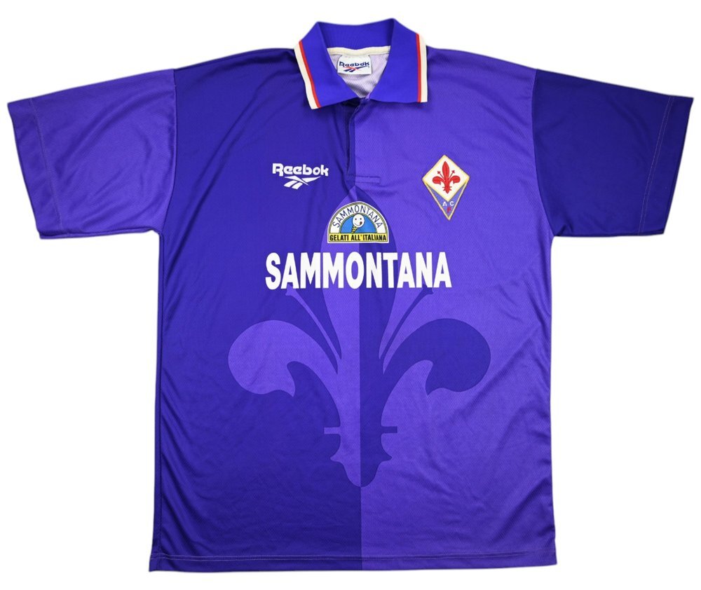 Reebok 1995-96 FIORENTINA SHIRT TRIKOT L | eBay
