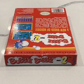 Bubble Bobble Part 2 (NES, 1993 TAITO) Authentic Complete CIB Manual TESTED