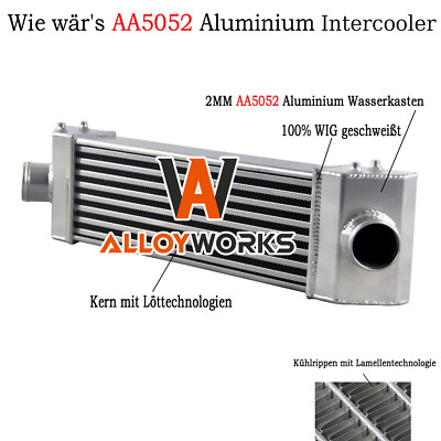 Aluminium Ladeluftkühler Für FORD TRANSIT MK7/8 RWD FWD 2006-18 2008/2009/2011