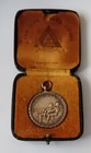1937 Boxed Named Silver Hallmarked Watch Chain Fob - Life Guard Corps / RLSS