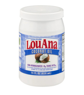 LouAna 100% Pure Coconut Oil, 14 fl oz