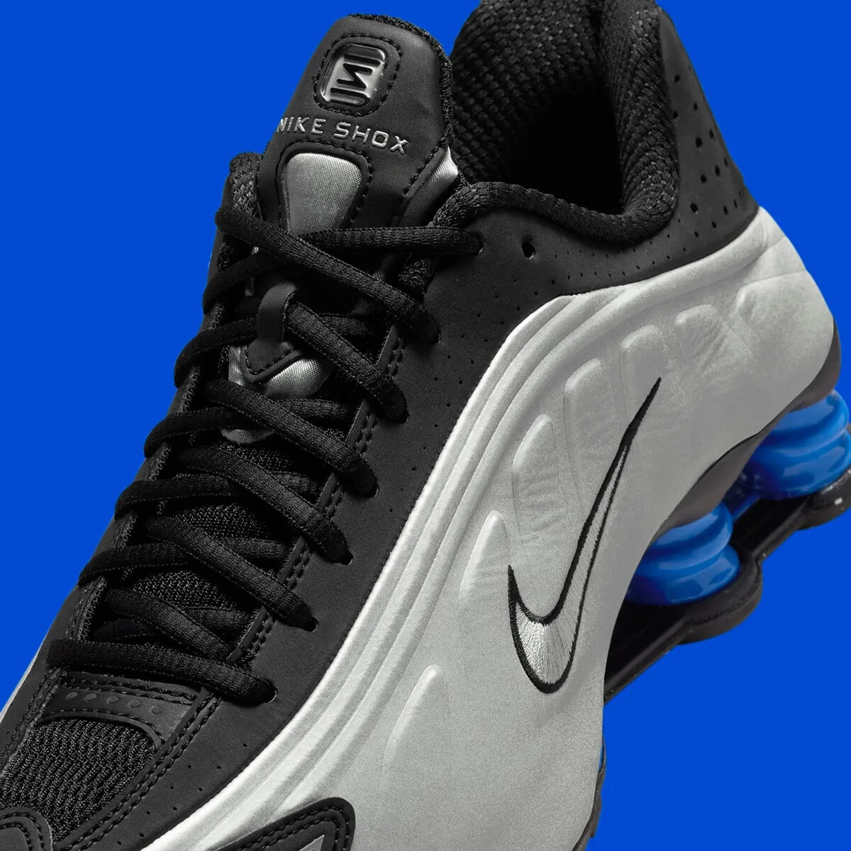 【Nike】 W Shox R4 Racer Blue 22-29 ★送料・関税込★ Nike Shox R4 Racer Blue Metallic Silver Women's Shoes Sz 5.5