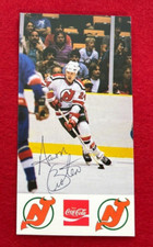 AARON BROTEN ~ Signed/Autographed Team Issued NHL Postcard ~ NJ Devils ~ No COA