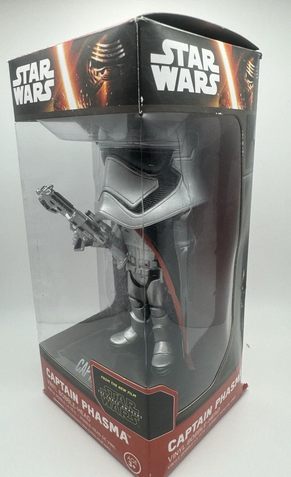 Star Wars Funko Wacky Wobbler Captain Phasma Bobble Head Foto 2 de 4