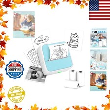 Phomemo Sticker Printer - Printpods Mini Printer with Stickers, Print Pod Xmas