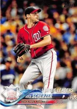 2018 Topps #346 Max Scherzer NM-MT Nationals J2M