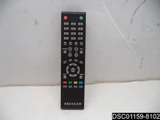 Qty= 4: TV Remote for PROSCAN D5099-UHD
