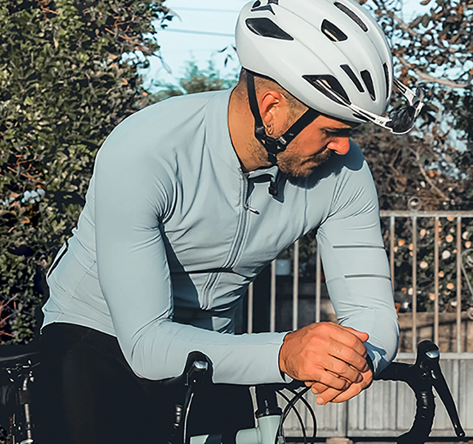 YKYWBIKE мужской Велоспорт Джерси длинным рукавом тепловой велосипед велосипед MTB рубашка Maillots - Изображение 4 из 4