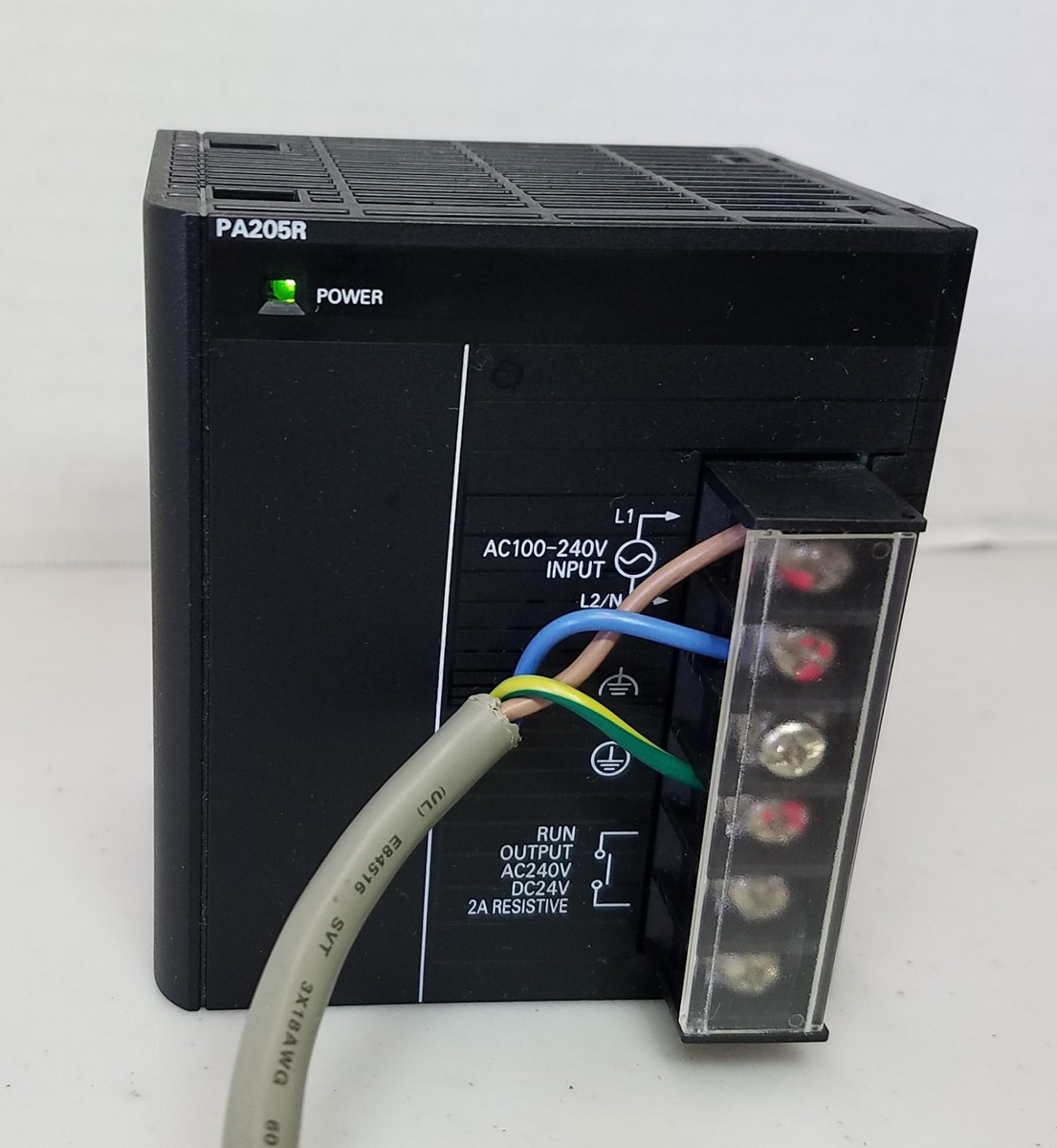 OMRON CJ1 Series 25W Power Supply Unit Model CJ1W-PA205R OMRON CJ1 Series 25W Power Supply Unit Model CJ1W-PA205R