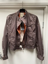 New Matchless Lighweight Jacket 42 Uk 10 Plymouth Shower Rain Bomber Lady Brown