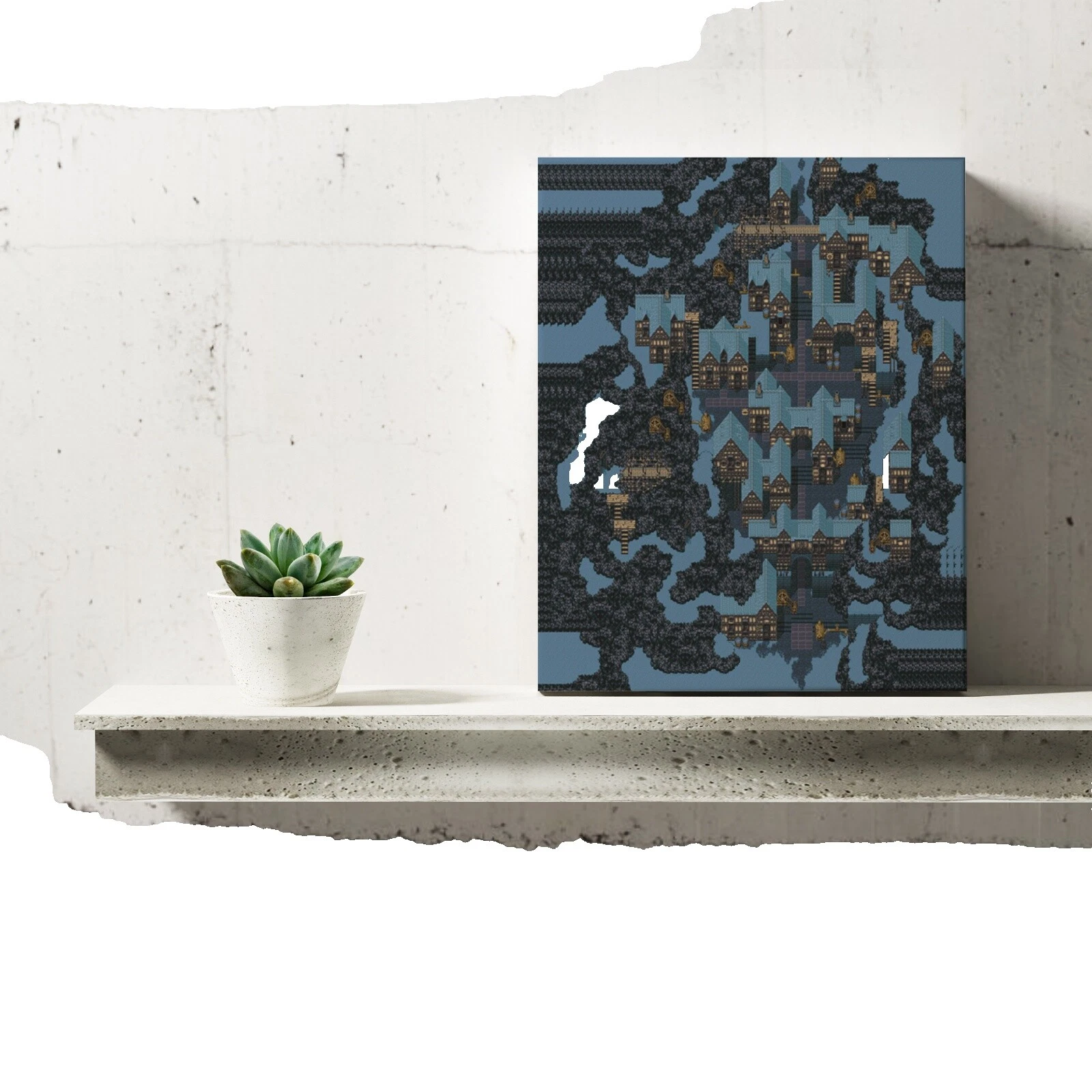 Lienzo Dibujos animados y caricaturas impresiones de arte abstracto