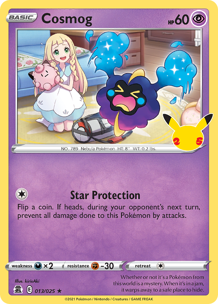 Cosmog 13/25 Rare Holo | Celebrations | Pokemon Card | eBay Cosmog 13/25 Rare Holo | Celebrations | Pokemon Card | eBay