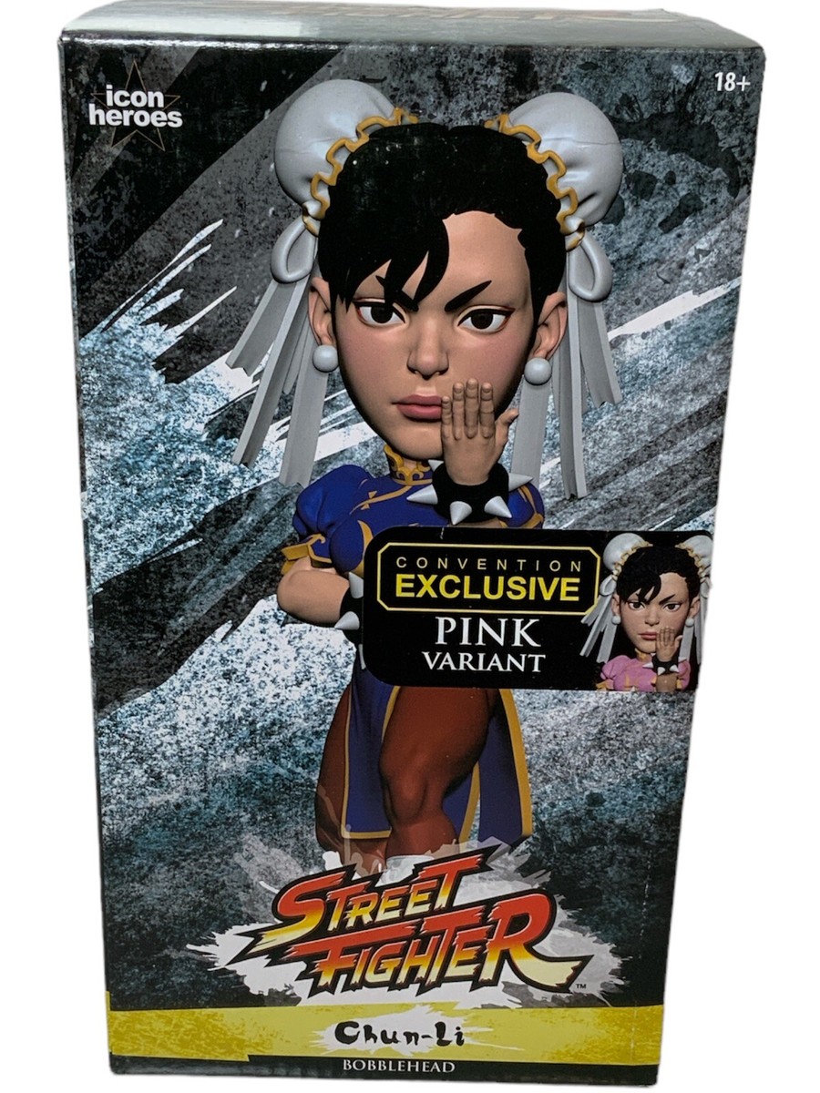 icon heroes 春麗 チュンリー ヘッドノッカー ピンクバリアント Chun-Li Icon Heroes Street Fighter SDCC Exclusive 8