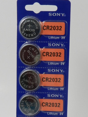 SONY CR2032 LITHIUM 3V BATTERY 4Pcs