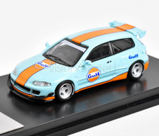 1:64 Blue Civic EG6 Pandem Racing Sports Model Diecast Metal Car