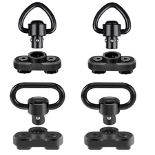 2Pcs M-LOK MLOK Quick Release Sling Mount Push Button QD Sling Swivel Adaptor US