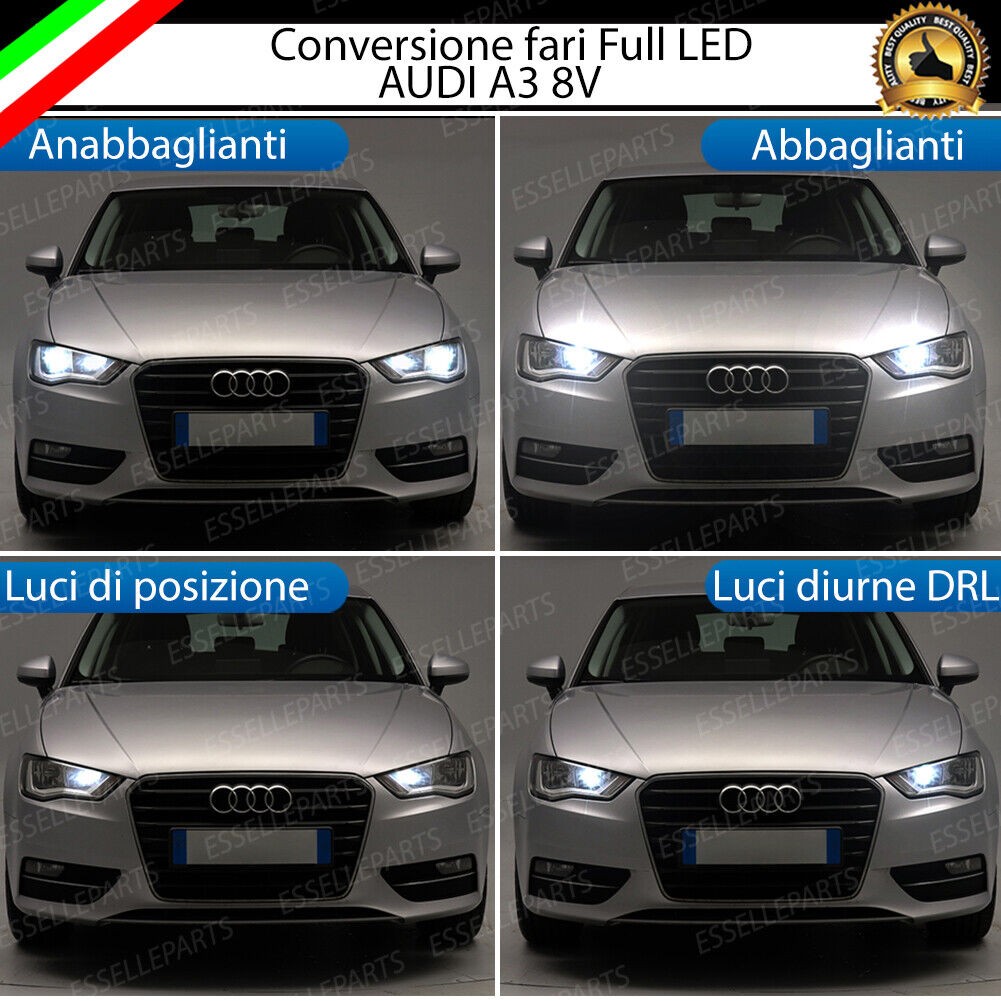 Luci Di Posizione 10 LED per Audi A3 8L luce bianca canbus