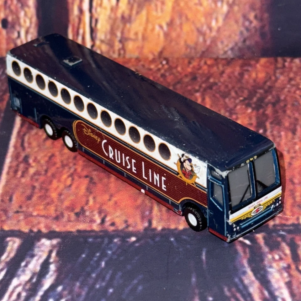Disney Cruise Line Diecast Bus Juguete Mickey Goofy Pato Donald Coleccionable LEER Foto 4 de 4