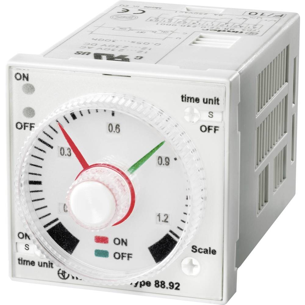 Relais temporisé Finder 88.92.0.240.0000 temporisateur de tableau électrique 240v AC