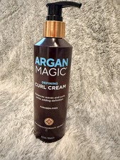 Argan Magic Defining Curl Cream 8.5 oz Enhance Curls Conditions & Defines