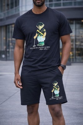 Polo Ralph Lauren Bear Graphic Men's T-Shirt & Shorts Set 3x | eBay