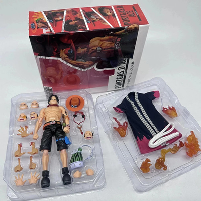 #ad Bandai SHF Portgas D Ace One Piece Action Figure Articulated Toy Gift $32.00