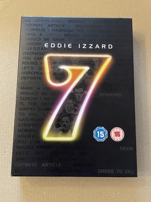 DVD - Eddie Izzard - 7 DVDs Box - Guter Zustand.