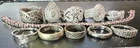 Sterling Silver, Vintage Modern rings, bracelet lot,  74 gr
