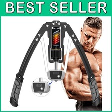 Adjustable Hydraulic Arm Exerciser - 22-440lbs Resistance