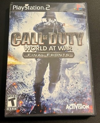 Call of Duty World at War Final Fronts PS2 With Manual And Original Receipt