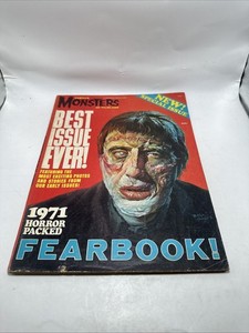 Famous Monsters of Filmland Magazine 1971 Horror Packed Fearbook