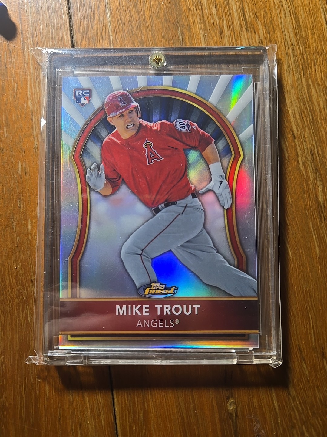 2011 Topps Finest - Mike Trout #94 Refractor /549 (RC) + 3 RC