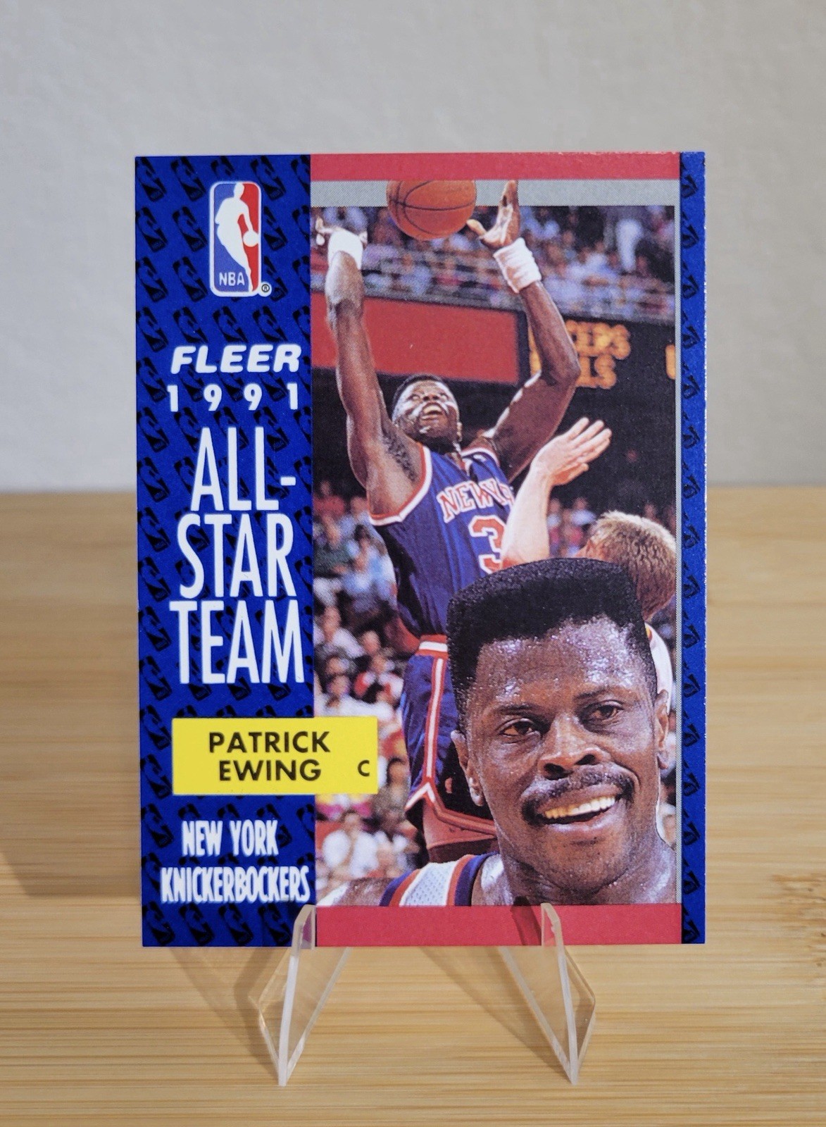 1991-92 Fleer All-Star Team Patrick Ewing #215 New York Knicks