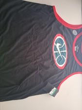 Nike Basketball Tank Top Men XL Dri-Fit Cotton Polyester Black Red CT6119 New