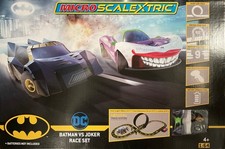 Image of Micro Scalextric Set 1:64 G1155 “ Batman v Joker “ Ex Shop Stock