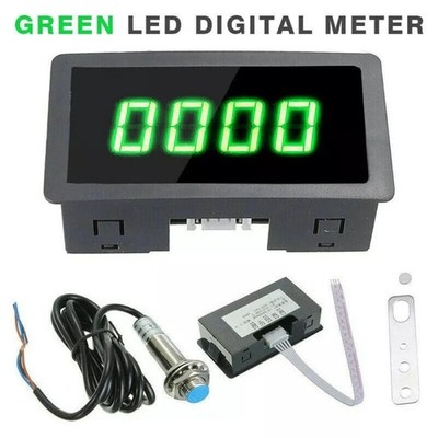 Digitaler LED Drehzahlmesser Panel Messgerät Hohe Genauigkeit A/D Wandler