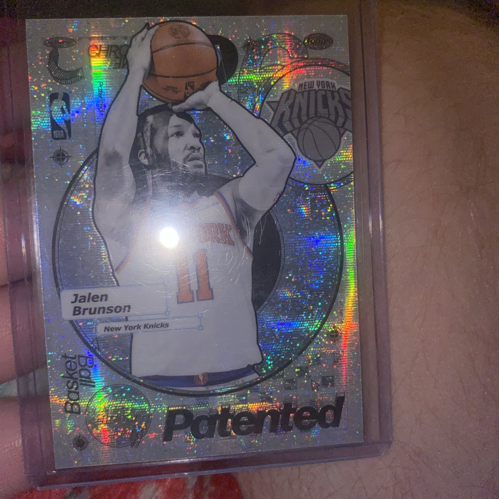 2025-26 Topps Chrome Jalen Brunson Patented SSP Case Hit Knicks