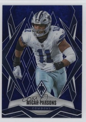 2025 Panini Phoenix Blue Winter 10/199 Micah Parsons #84 1jk7