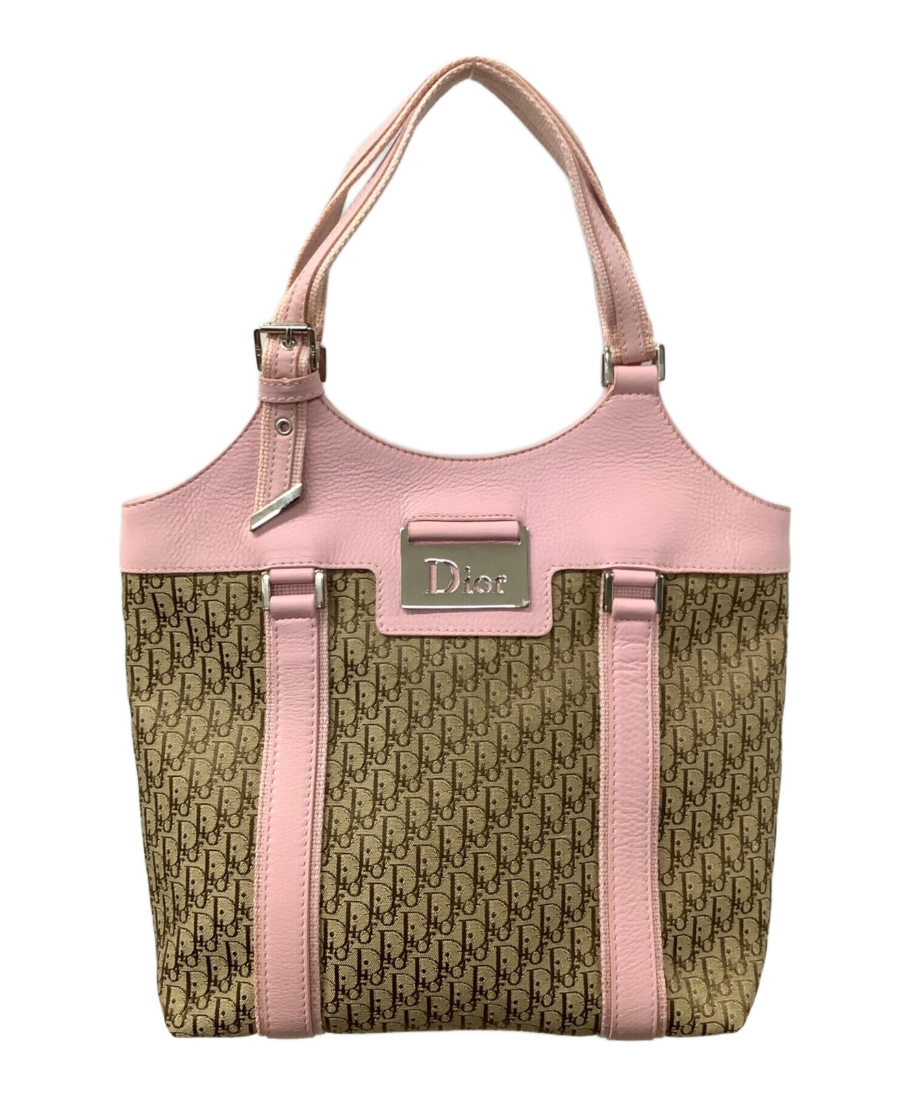 Christian Dior Trotter Pink Street Chic Tote Bag